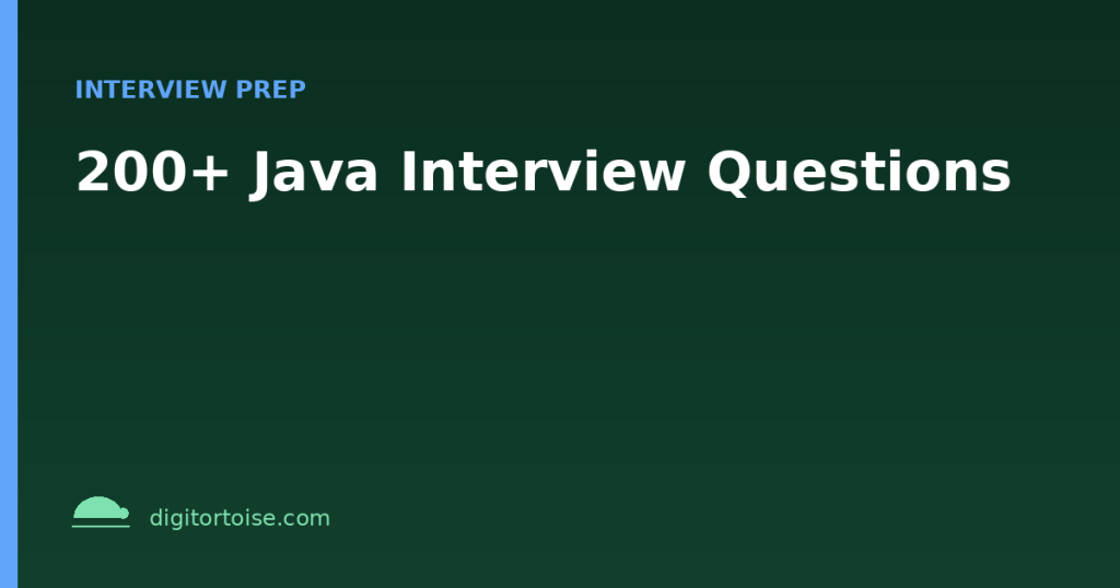 200+ Java Interview Questions