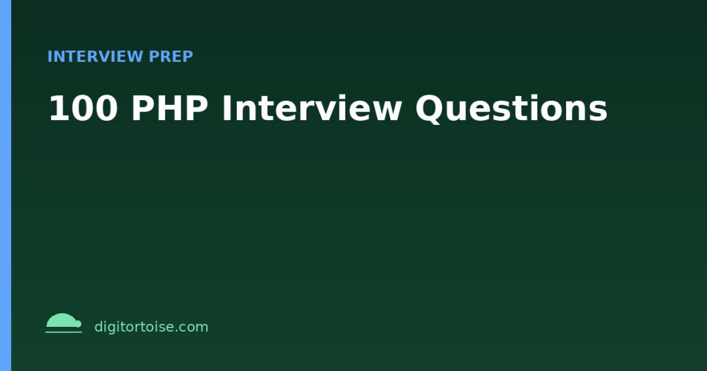 100 PHP Interview Questions